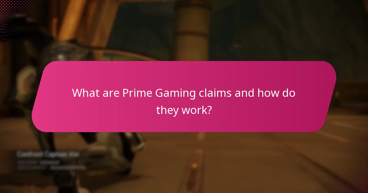 What is the success rate of Prime Gaming claims?